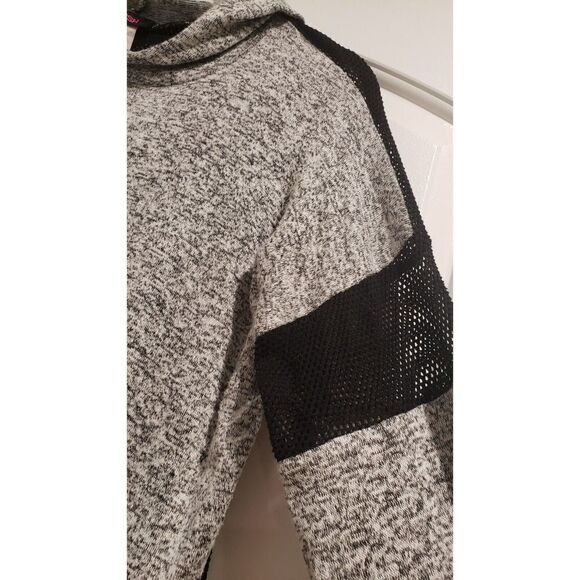 Lightweight Womens Long Sleeve Hoodie With Mesh Back - Picture 3 of 5